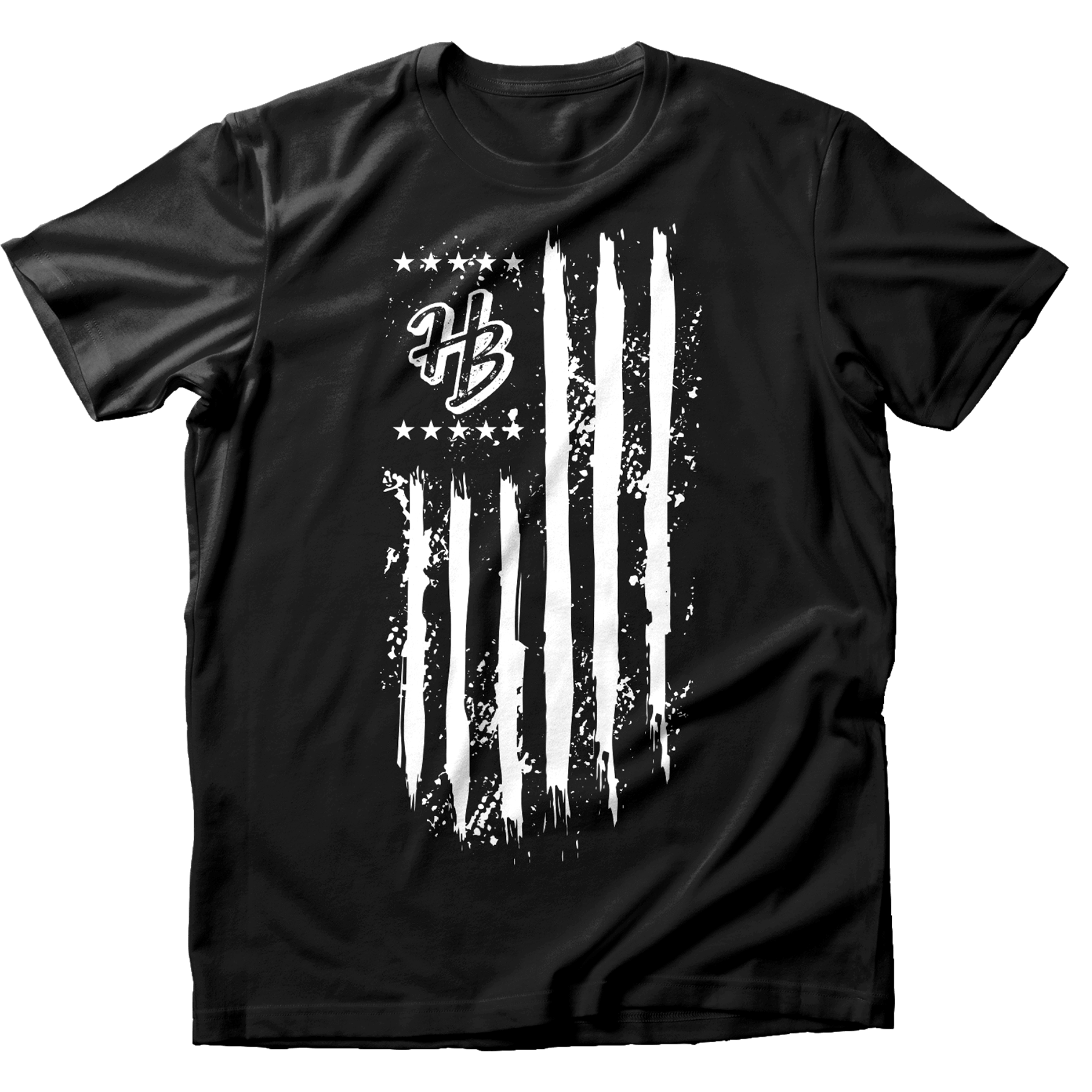 Flag T-Shirt - Black - Hunter Barco