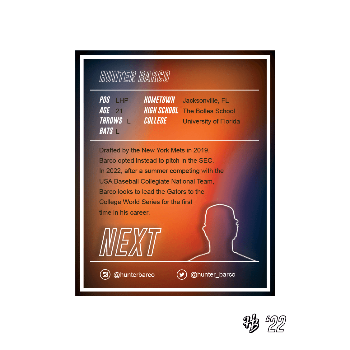 Baseball Card - White - Image 2