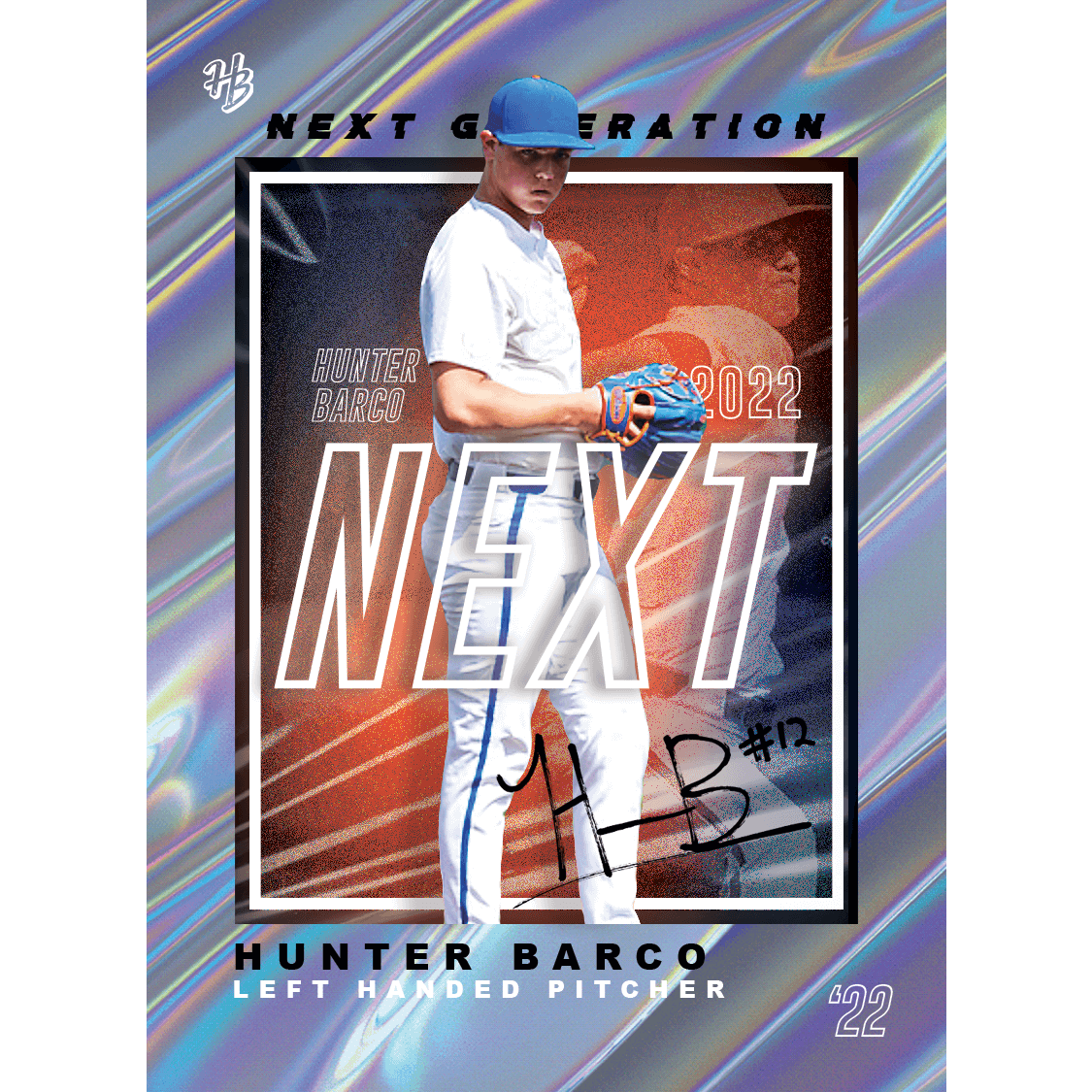 Baseball Card Signed - Refractor