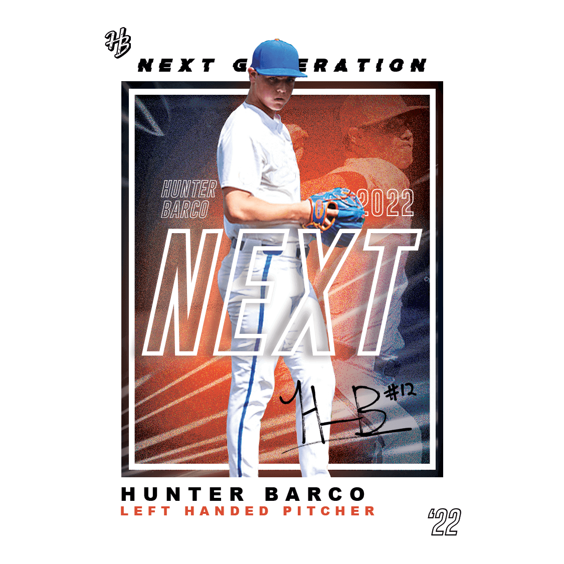 Baseball Card Signed - White